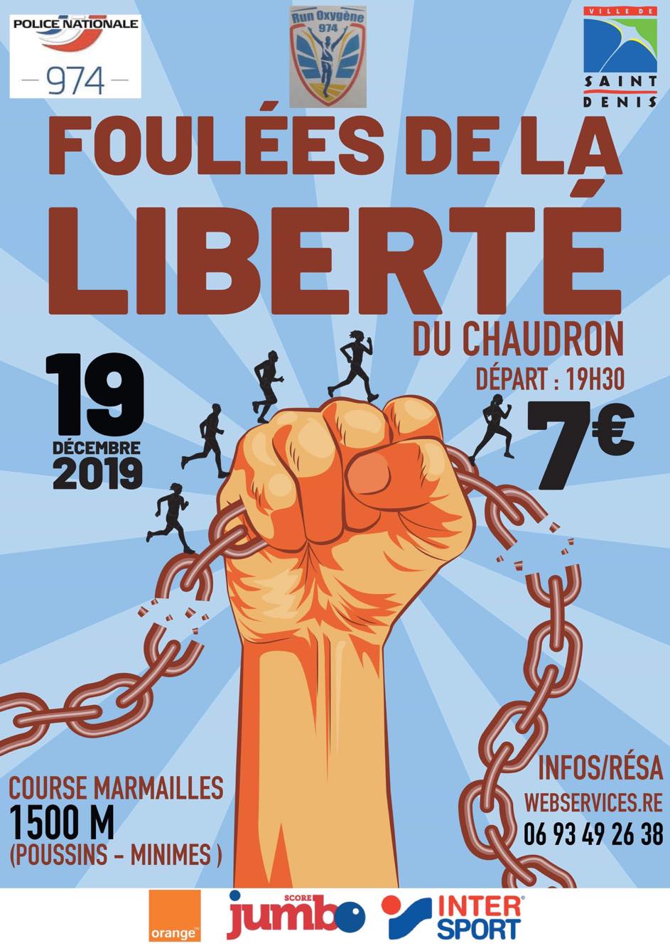 Affiche foulees liberte