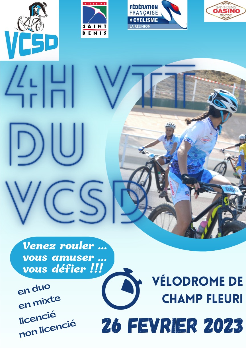 AFFICHE 4H VTT Endurance St Denis VCSD