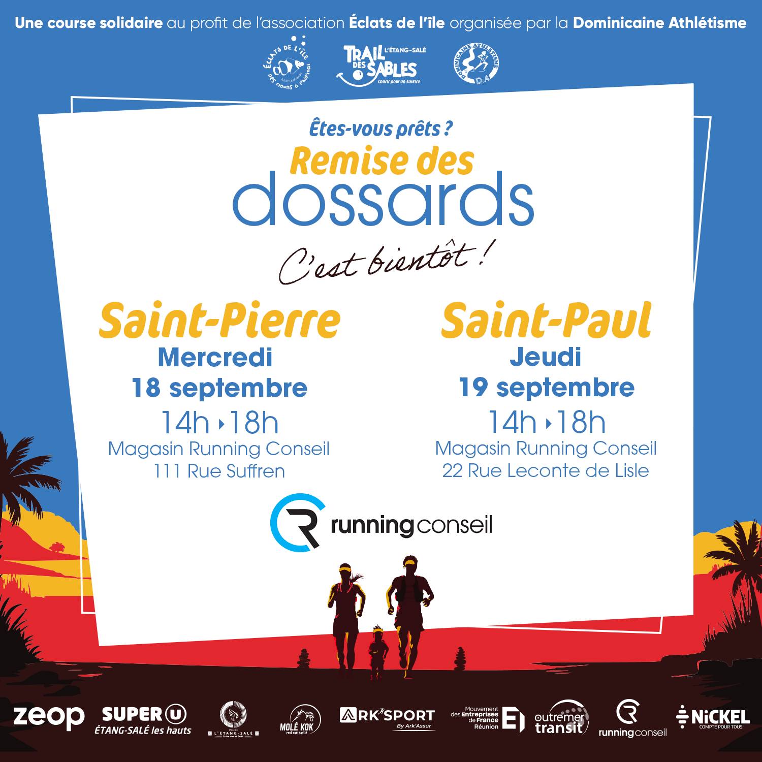 Retrait Dossard Trail des Sables DA